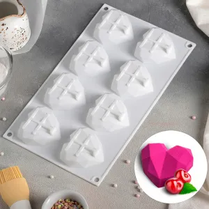 Форма силиконовая Сердца. Геометрия Форма силиконовая Сердца. Геометрия